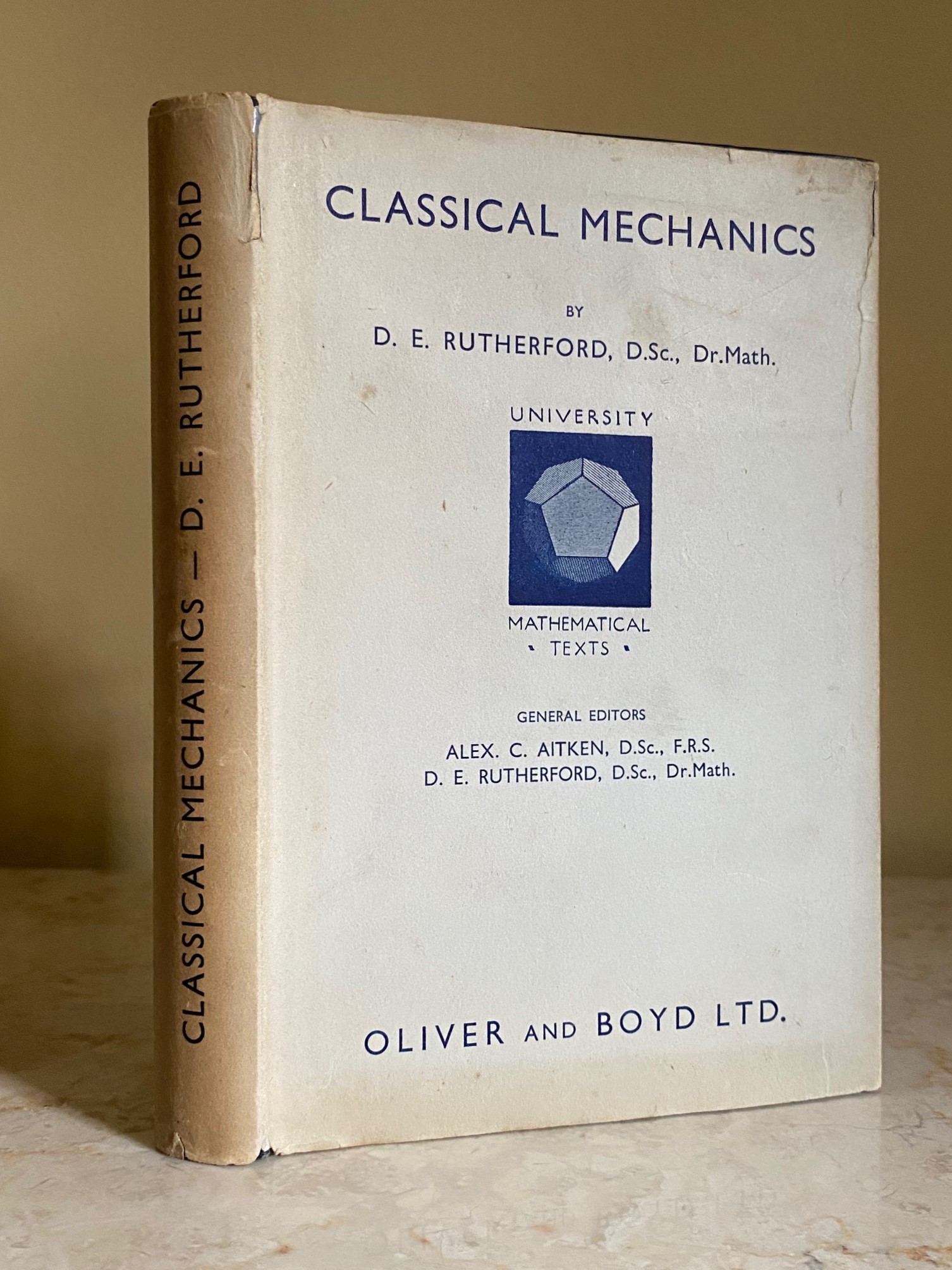 Classical Mechanics (University Mathematical Texts Series)