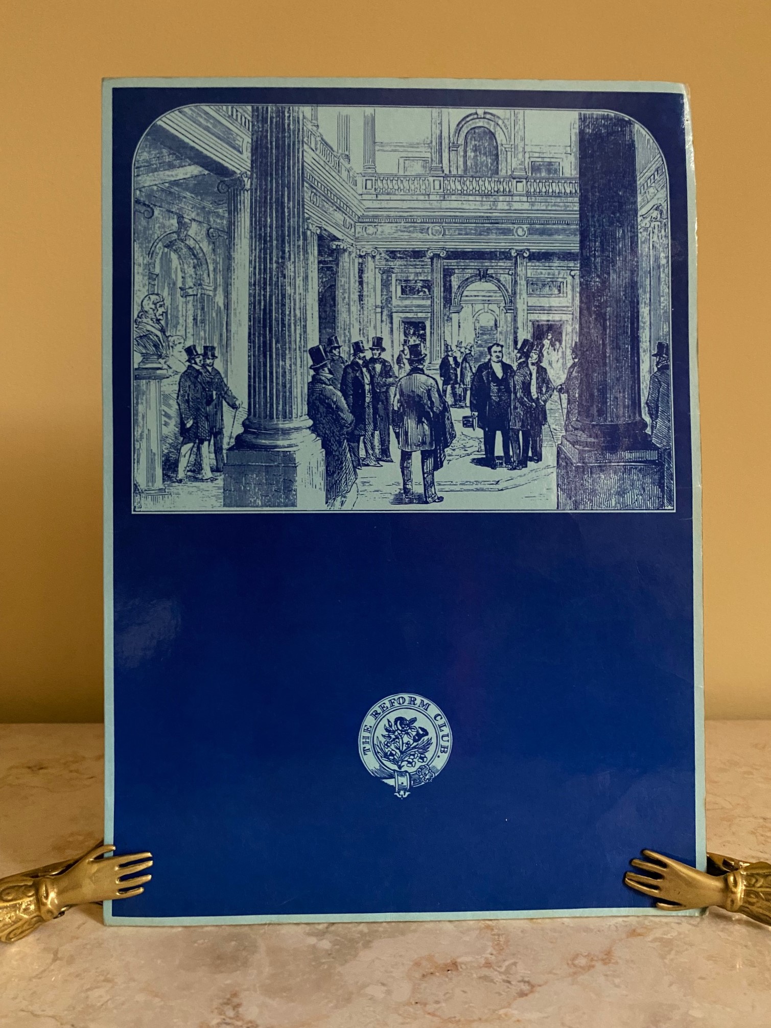 Original Luncheon Menu From: The Reform Club, 104 Pall Mall, London