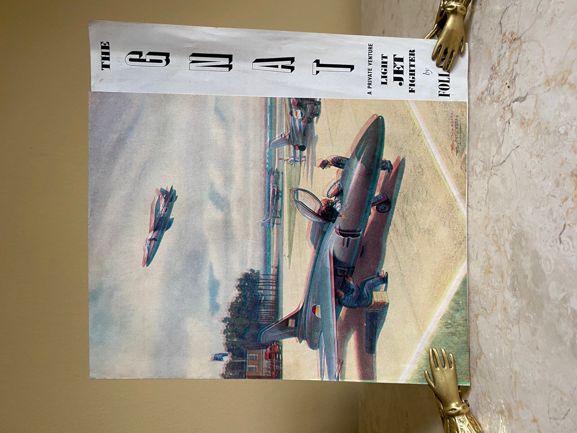 The Gnat | A Private Venture Light Jet Fighter by Folland Sales Catalogue | Brochure