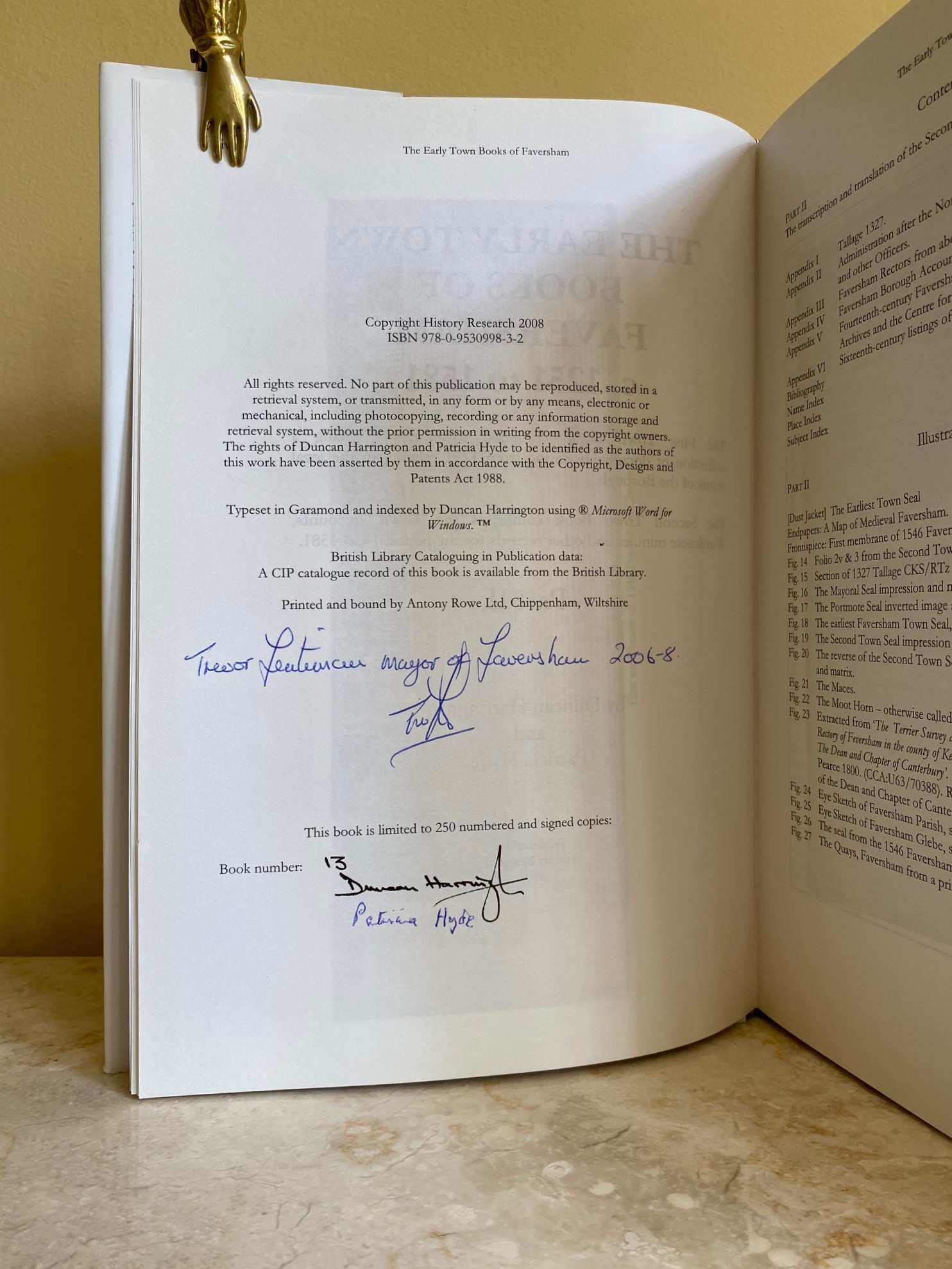 The Early Town Books of Faversham c.1251 to 1581 | The Second Town Book Comprises the Town Accounts, Wardmote Minutes and Other Records for the Period 1436-1581 (Part II | Volume Two Only) (Triple Signed)