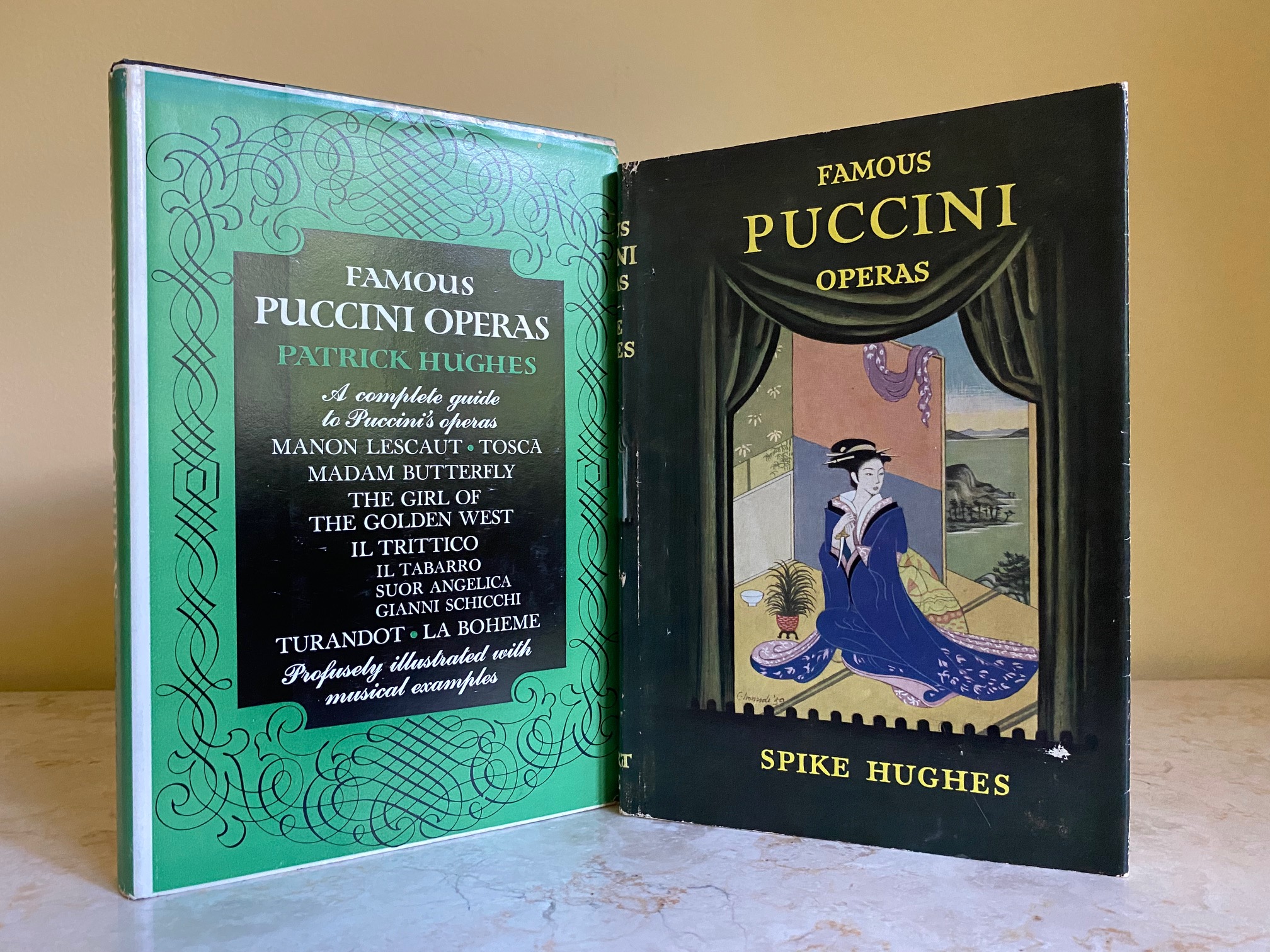 Famous Puccini Operas | An Analytical Guide For The Opera-goer and Armchair Listener + Extra British Dust Wrapper (Author Signed)