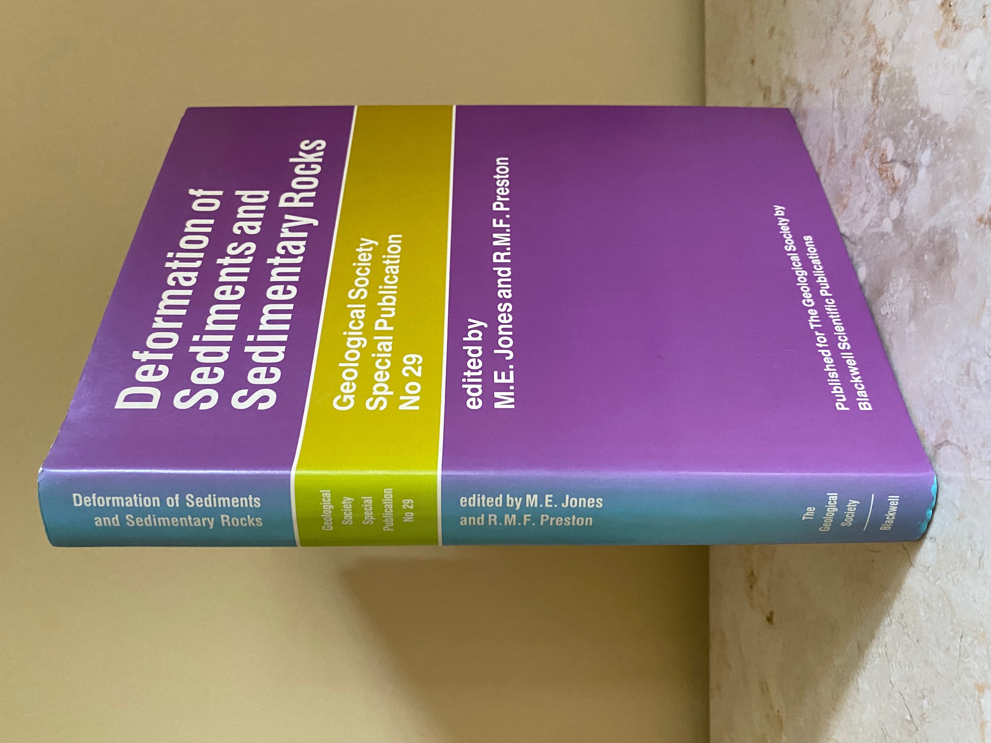 Deformation of Sediments and Sedimentary Rocks | Geological Society Special Publication No. 29