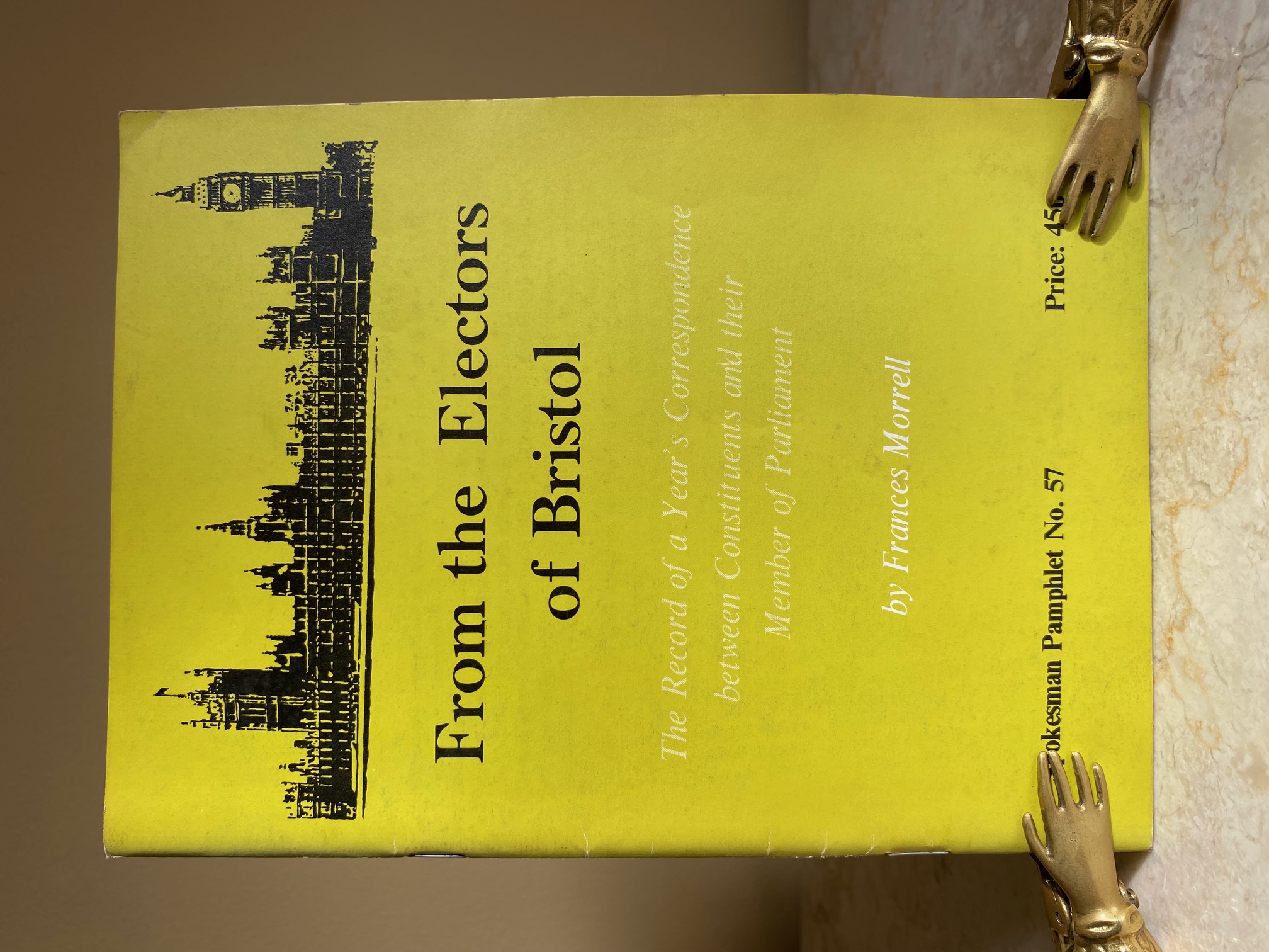 From the Electors of Bristol | Spokesman Pamphlet No. 57